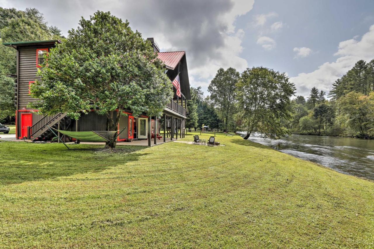 Rivers Edge - Ultimate Riverfront Getaway Hayesville Ngoại thất bức ảnh